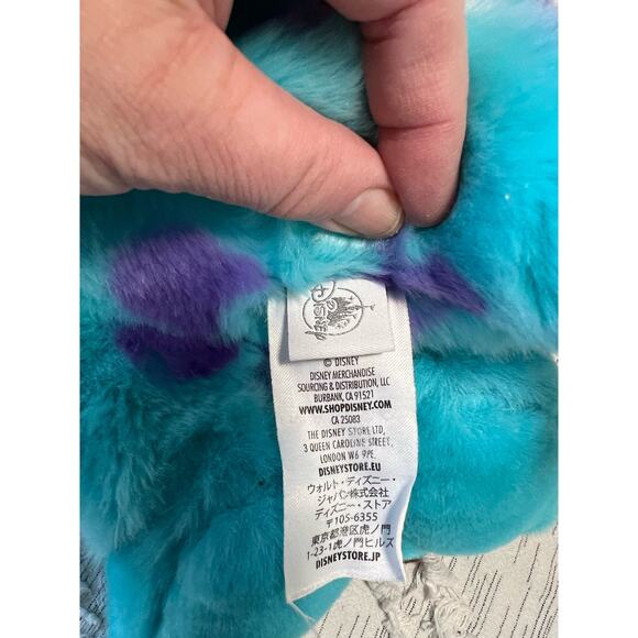 Disney Sulley Monsters Inc. Plush Stuffed Animal Blue Purple - Picture 3 of 5